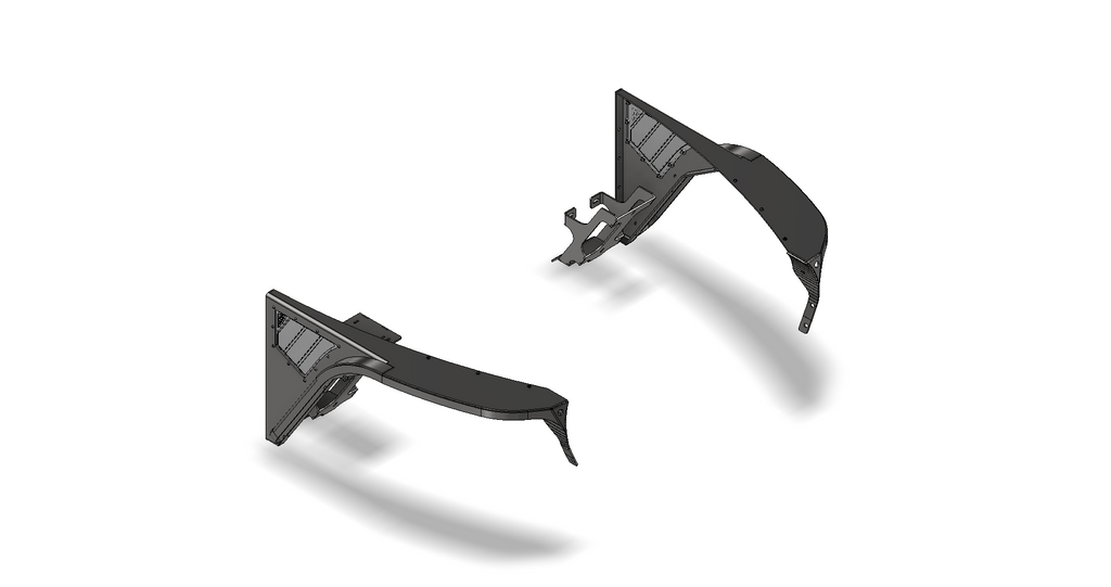 Hatchet High Line Front Fenders 2" Flare for Jeep TJ/LJ - Steel