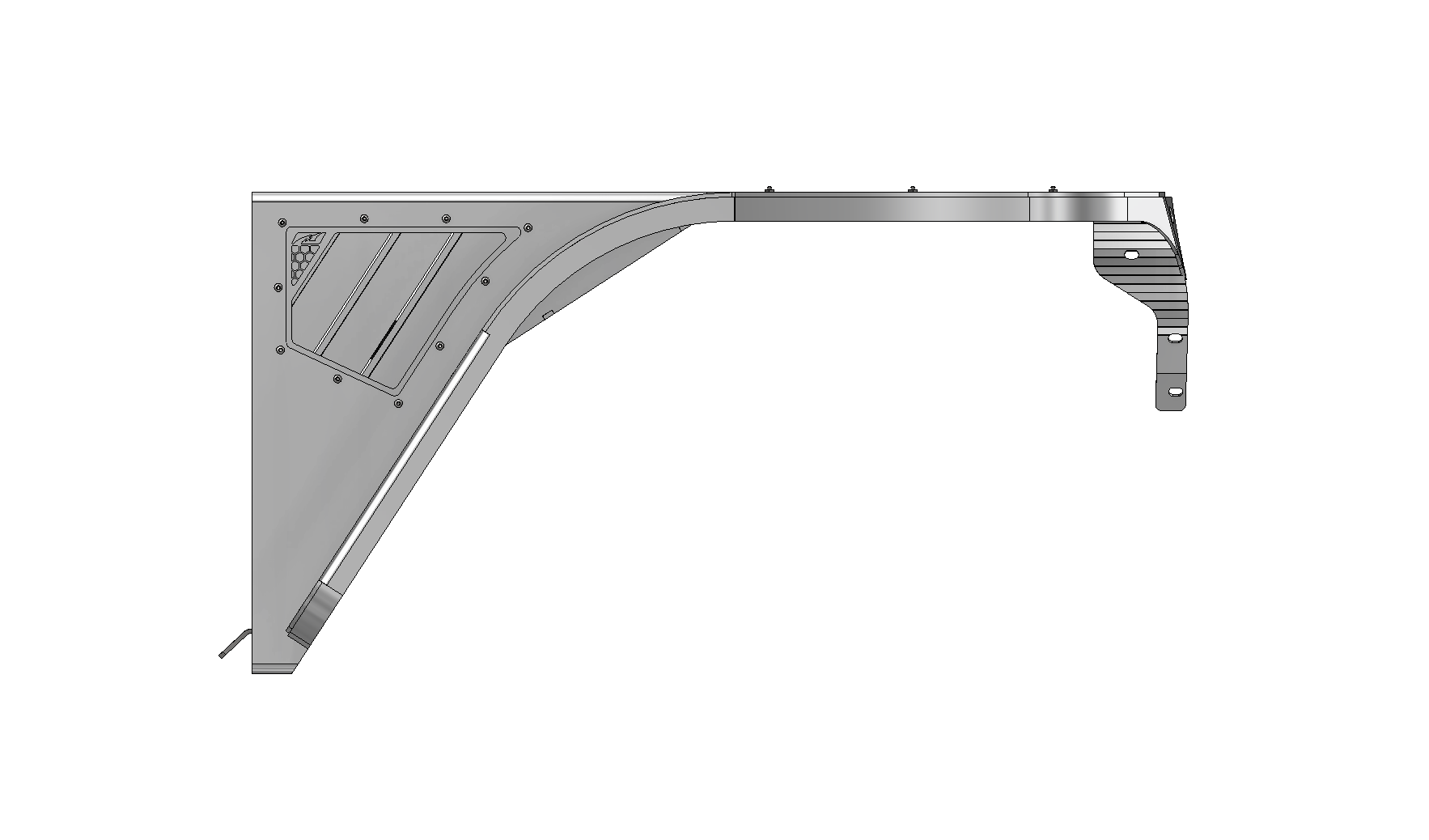 Hatchet High Line Front Fenders 2" Flare for Jeep TJ/LJ - Aluminum
