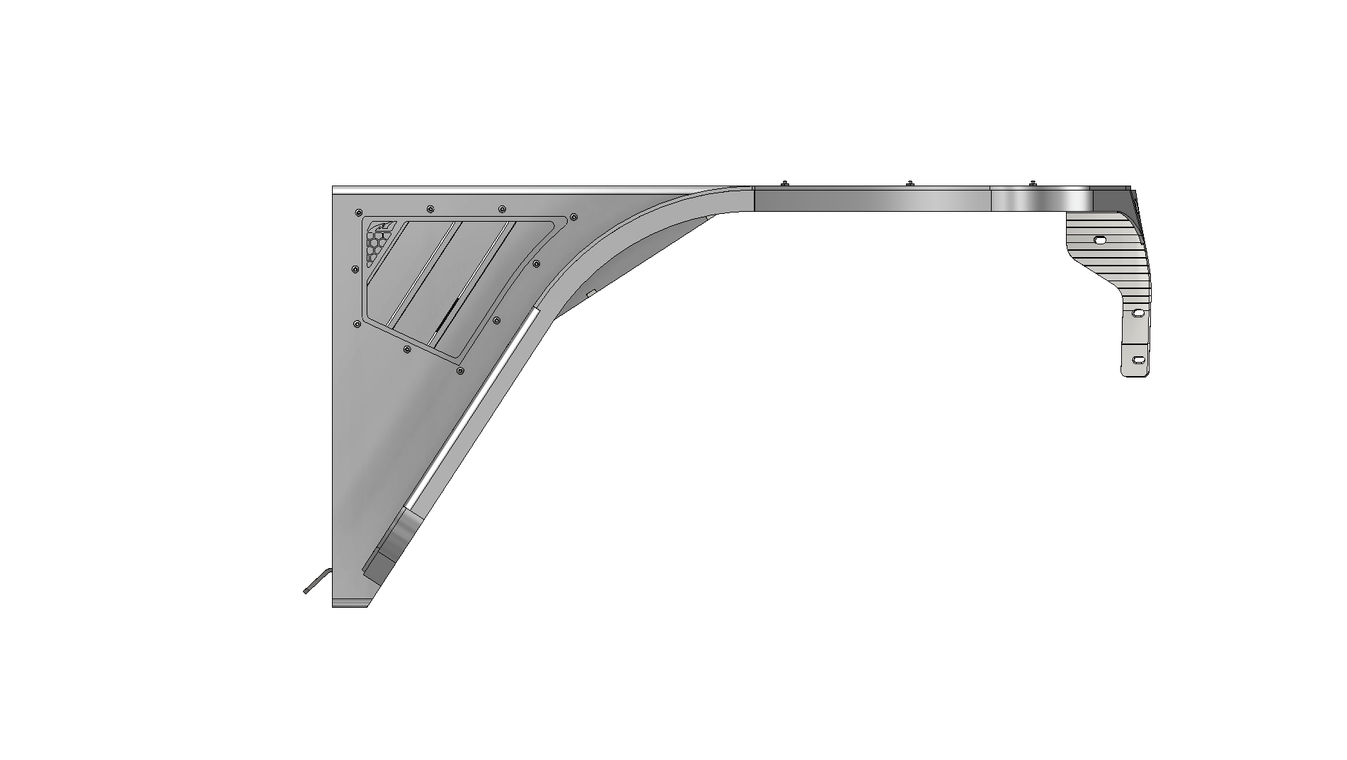 Hatchet High Line Front Fenders 4" Flare for Jeep TJ/LJ - Aluminum