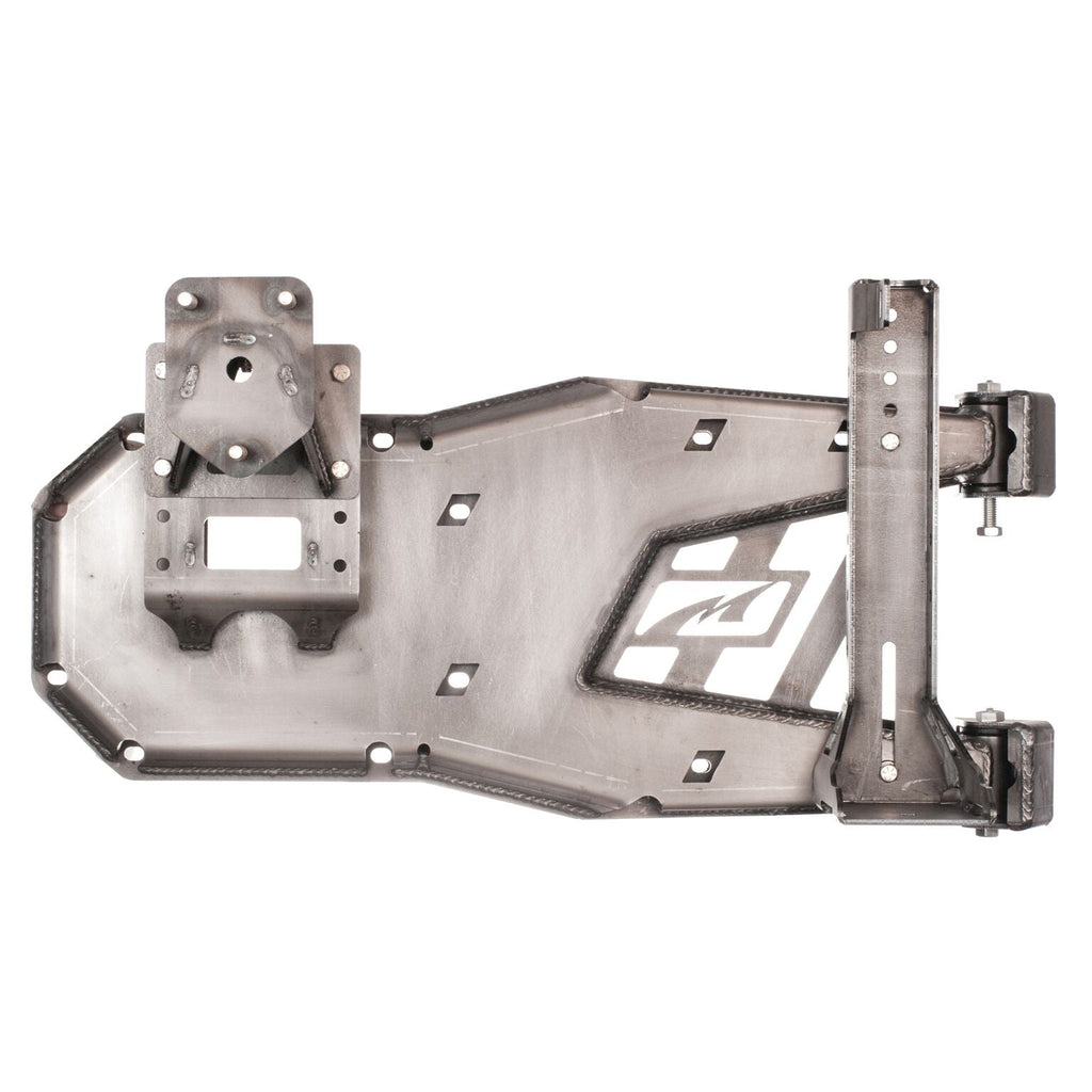 Motobilt Jeep Wrangler JK / JKU Spare Tire Carrier w/ HiLift Jack Mount  8 x 6.5 ( 8 Lug Wheels )