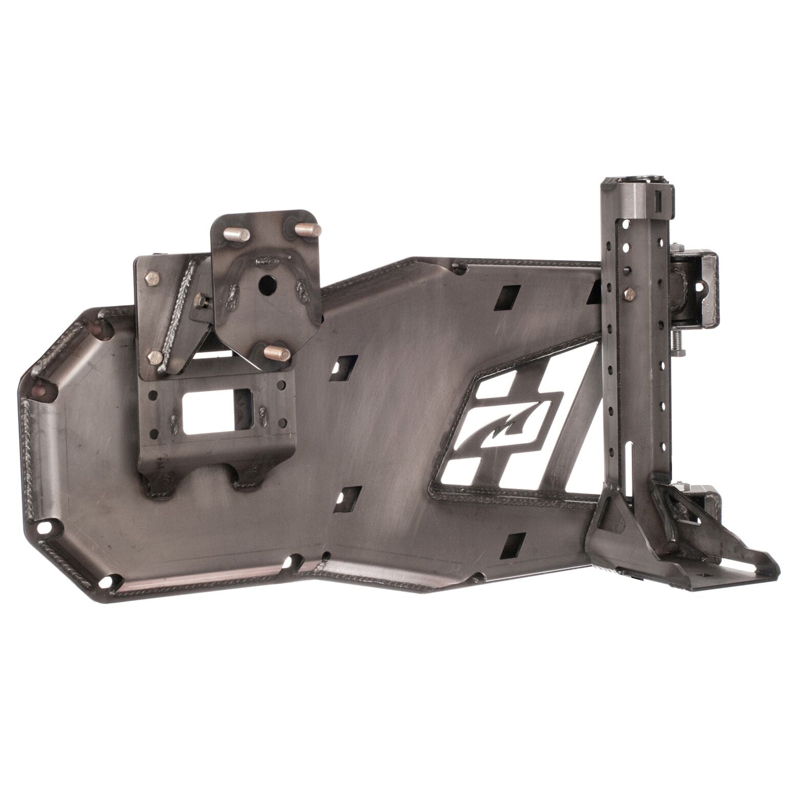 Motobilt Jeep Wrangler JK / JKU Spare Tire Carrier w/ HiLift Jack Mount  8 x 6.5 ( 8 Lug Wheels )