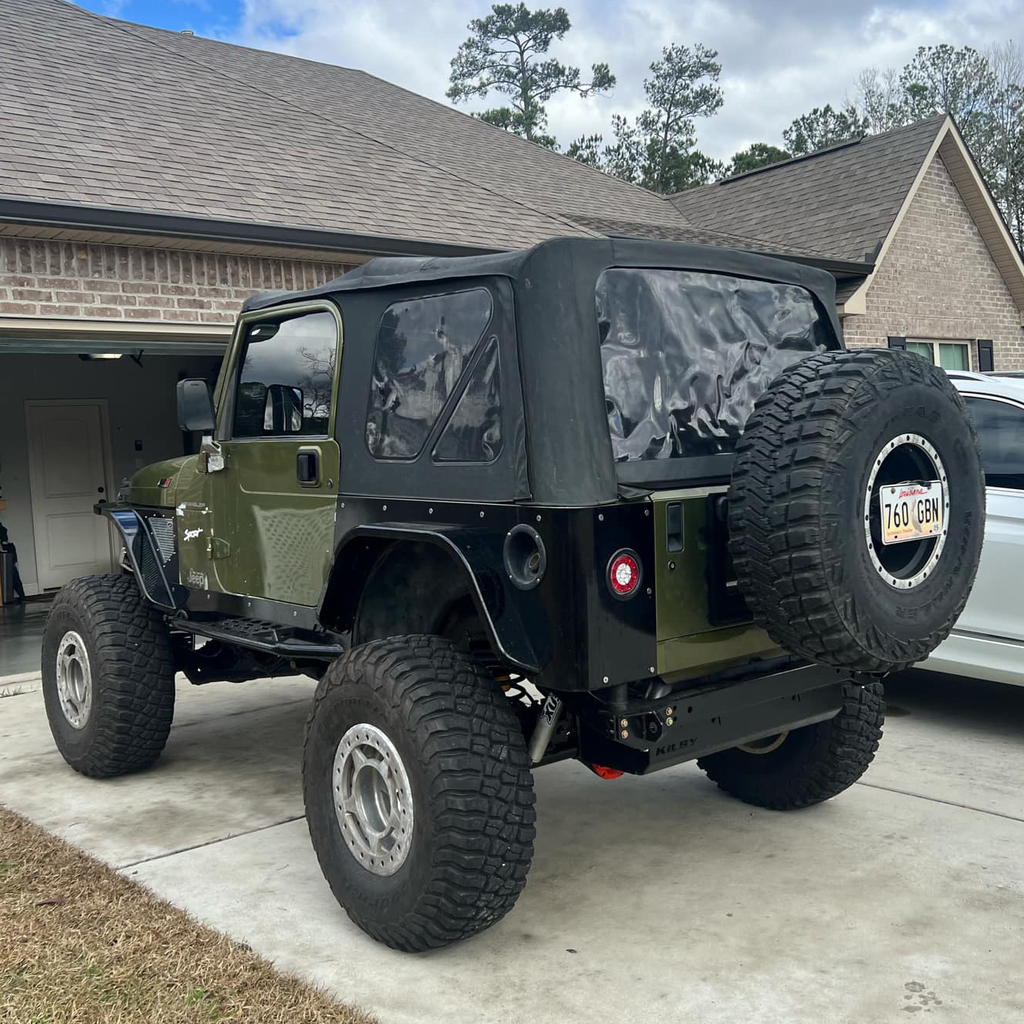Crusher Rear Fender 4" Flare for Jeep TJ/LJ