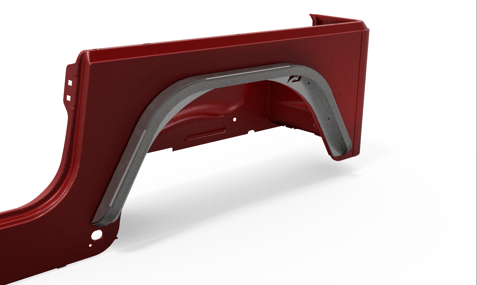 Guardabarros Trasero Crusher de 2" de Ensanchamiento para Jeep TJ/LJ