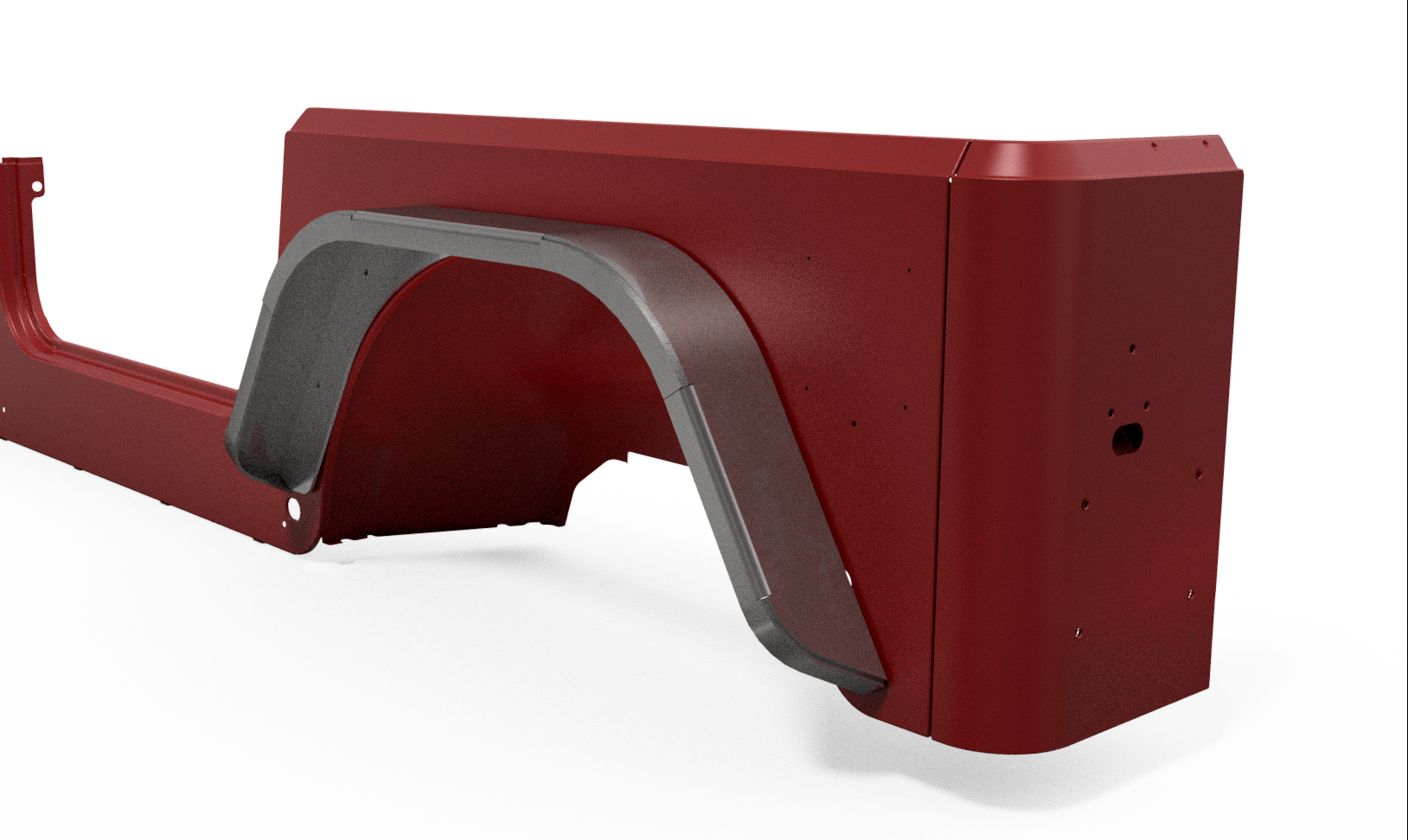 Crusher Rear Fender 4" Flare for Jeep TJ/LJ