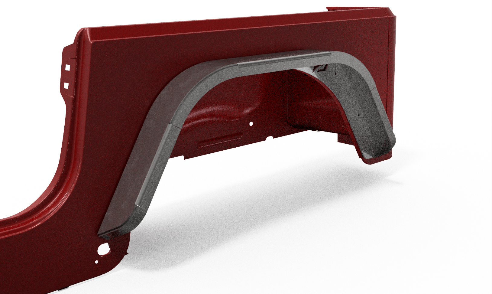 Crusher Rear Fender 4" Flare for Jeep TJ/LJ