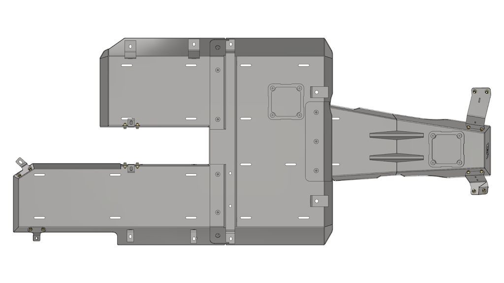 Sistema de placa protectora para Jeep JL de 4 puertas 3.6L 2018-2020