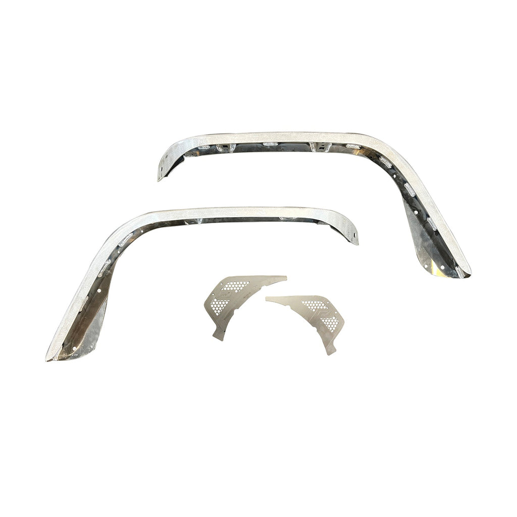 Guardabarros delanteros ensanchados Crusher para Jeep JL/JLU/JT Gladiator - Aluminio