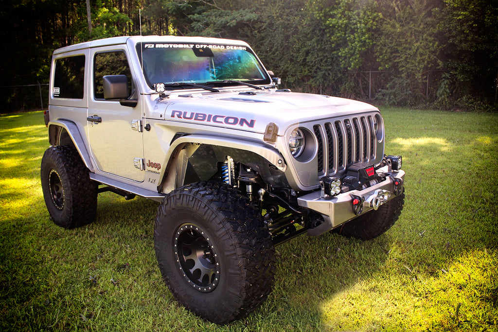 Aletas de guardabarros delanteras Crusher para Jeep JL/JLU/JT Gladiator - Acero