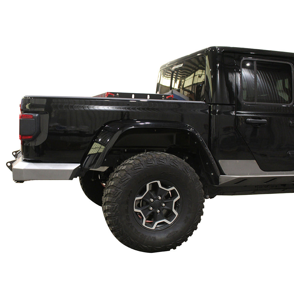 Motobilt Paragolpes trasero Crusher para Jeep Gladiator JT con soportes de esquina opcionales