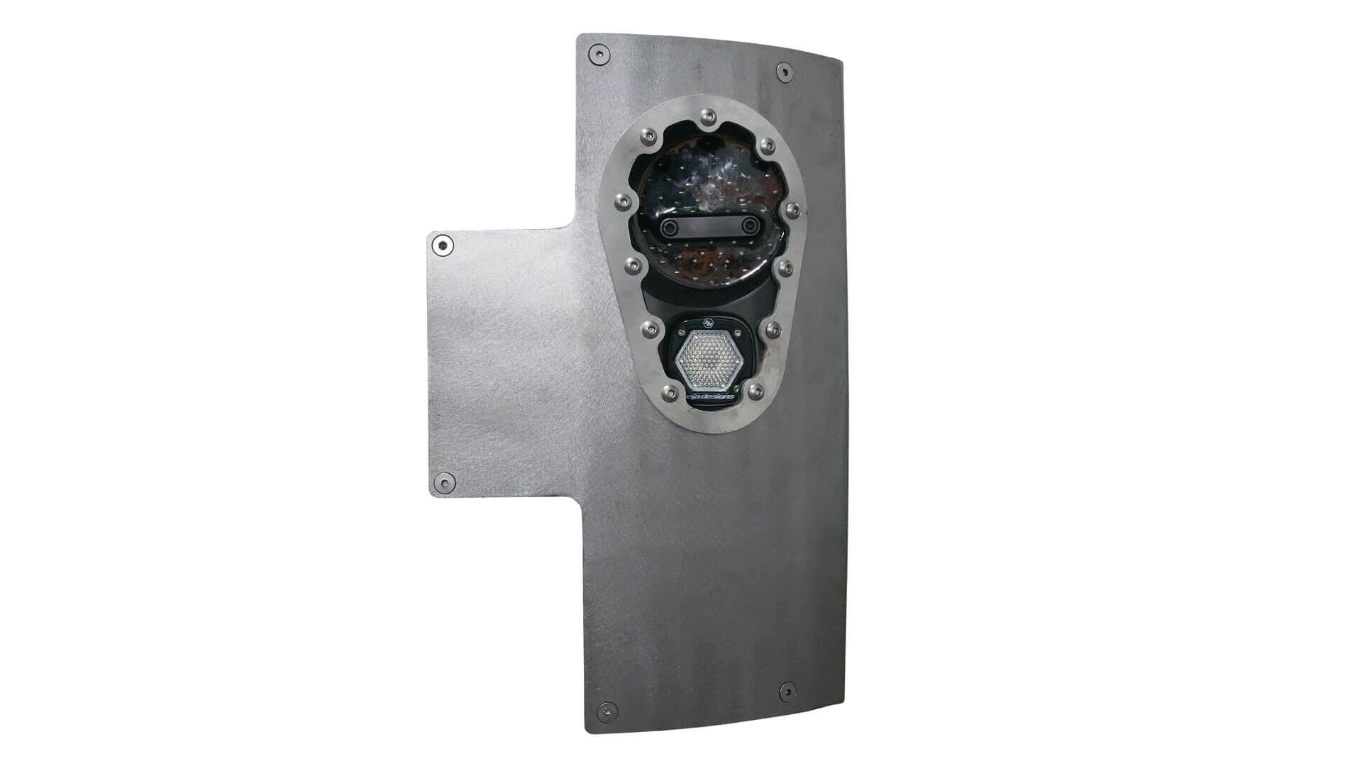 Motobilt Jeep Wrangler JK 2 Door Corner Armor with Tail Light System