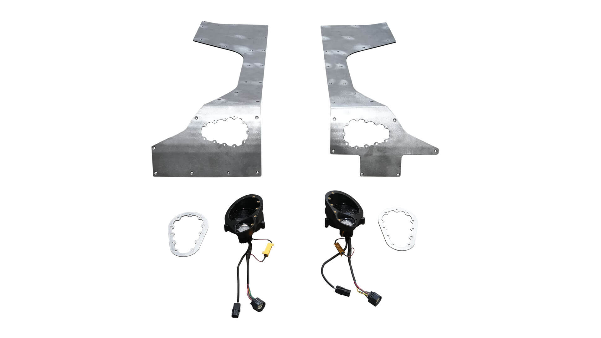 Corner Armor 10" Stretch with Tail Light System for Jeep JK 2 Door