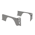 Blindaje de esquina de aluminio de 15" para Jeep YJ, que se extiende por encima del riel