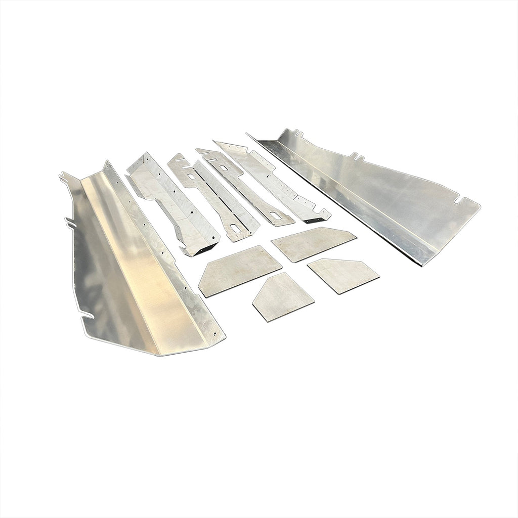 Protectores basculantes laterales de aluminio para Jeep YJ