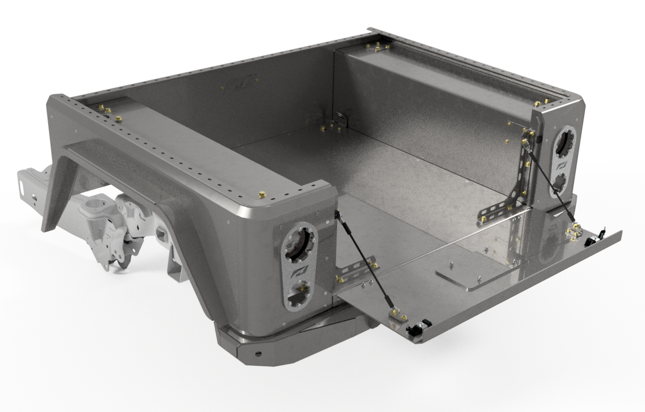 Caja de reemplazo Motobilt Bobbed para Jeep Gladiator JT
