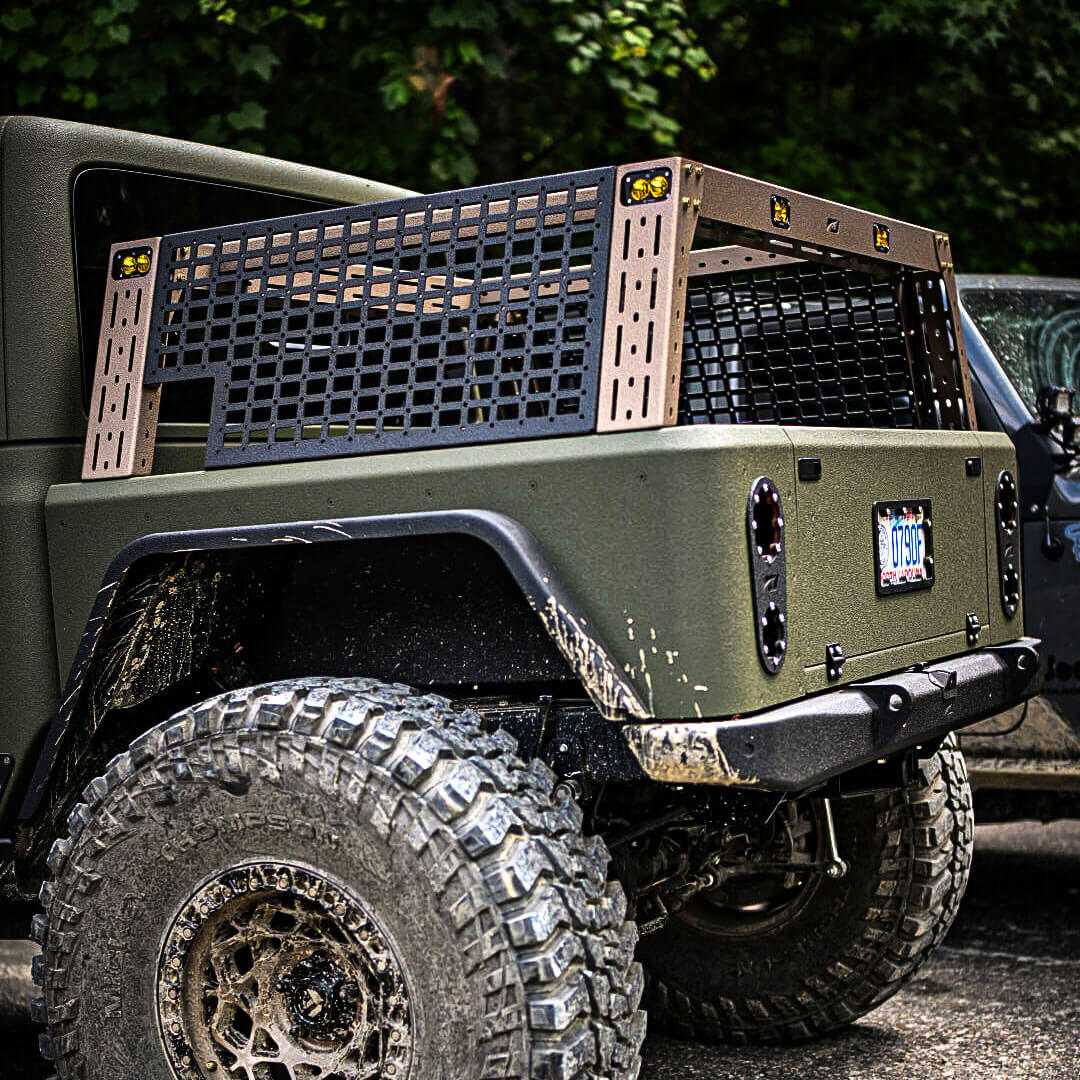 Motobilt Jeep Gladiator JT Bed Rack for Gladiator Bobbed Replacement Bed