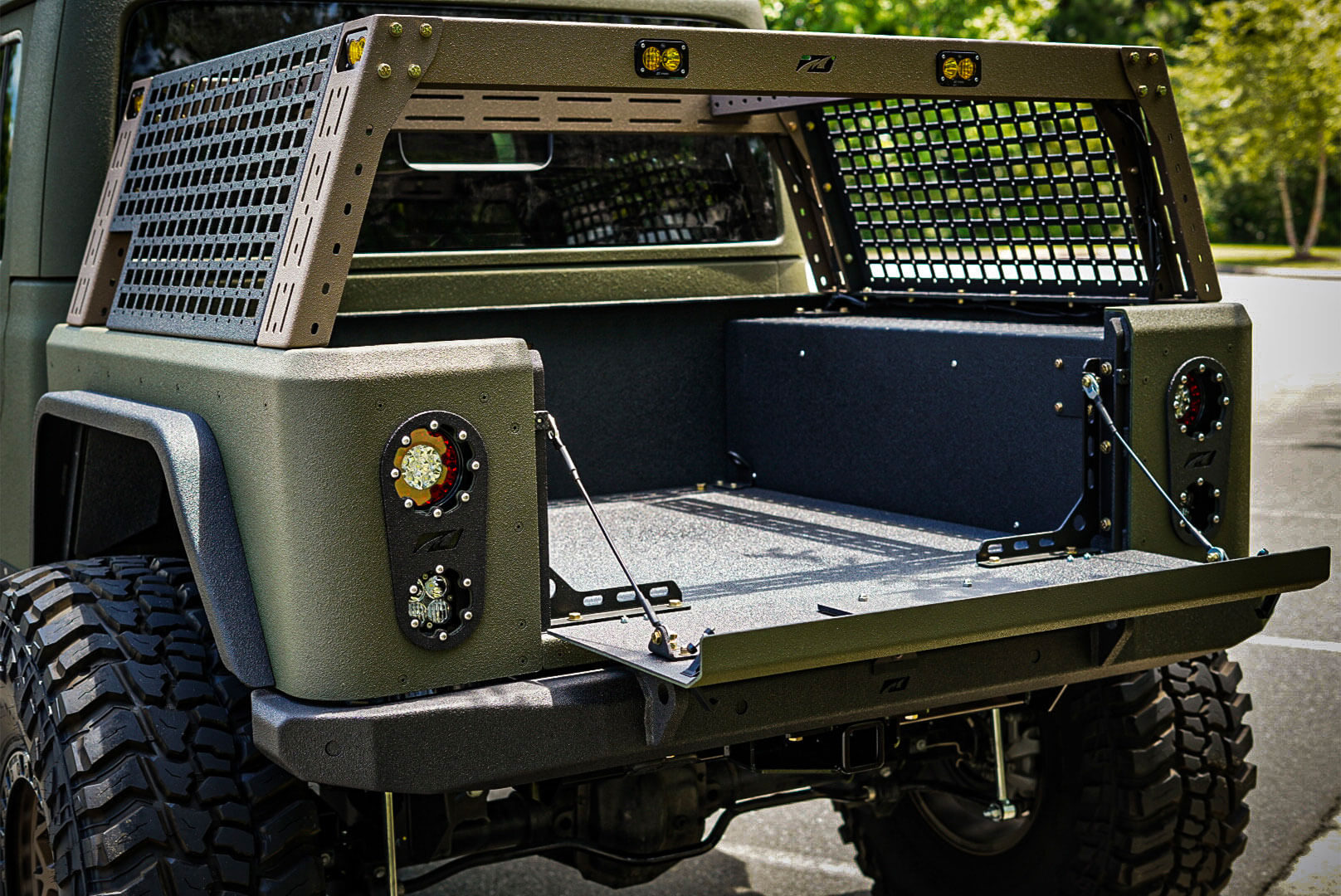 Motobilt Jeep Gladiator JT Bed Rack for Gladiator Bobbed Replacement Bed