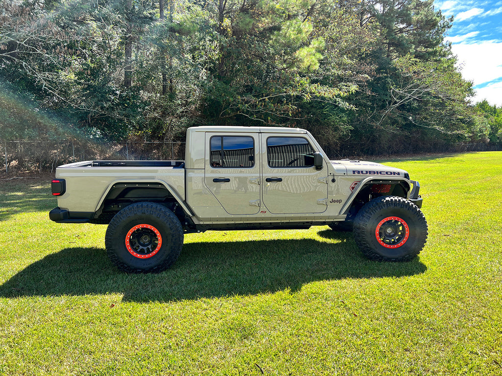 Guardabarros traseros Hatchet High Line para Jeep JT Gladiator - Aluminio