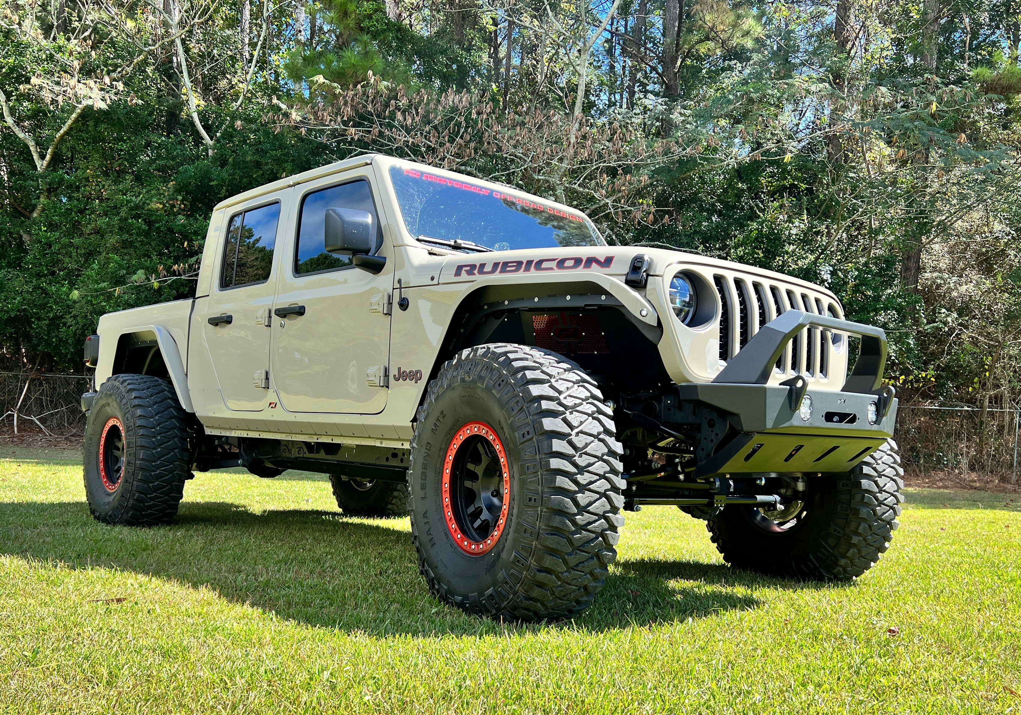Guardabarros traseros Hatchet High Line para Jeep JT Gladiator - Acero