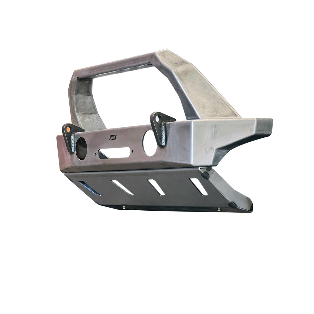 Parachoques delantero Motobilt Jeep Wrangler JK / JKU Crusher HD con barra protectora y placa protectora