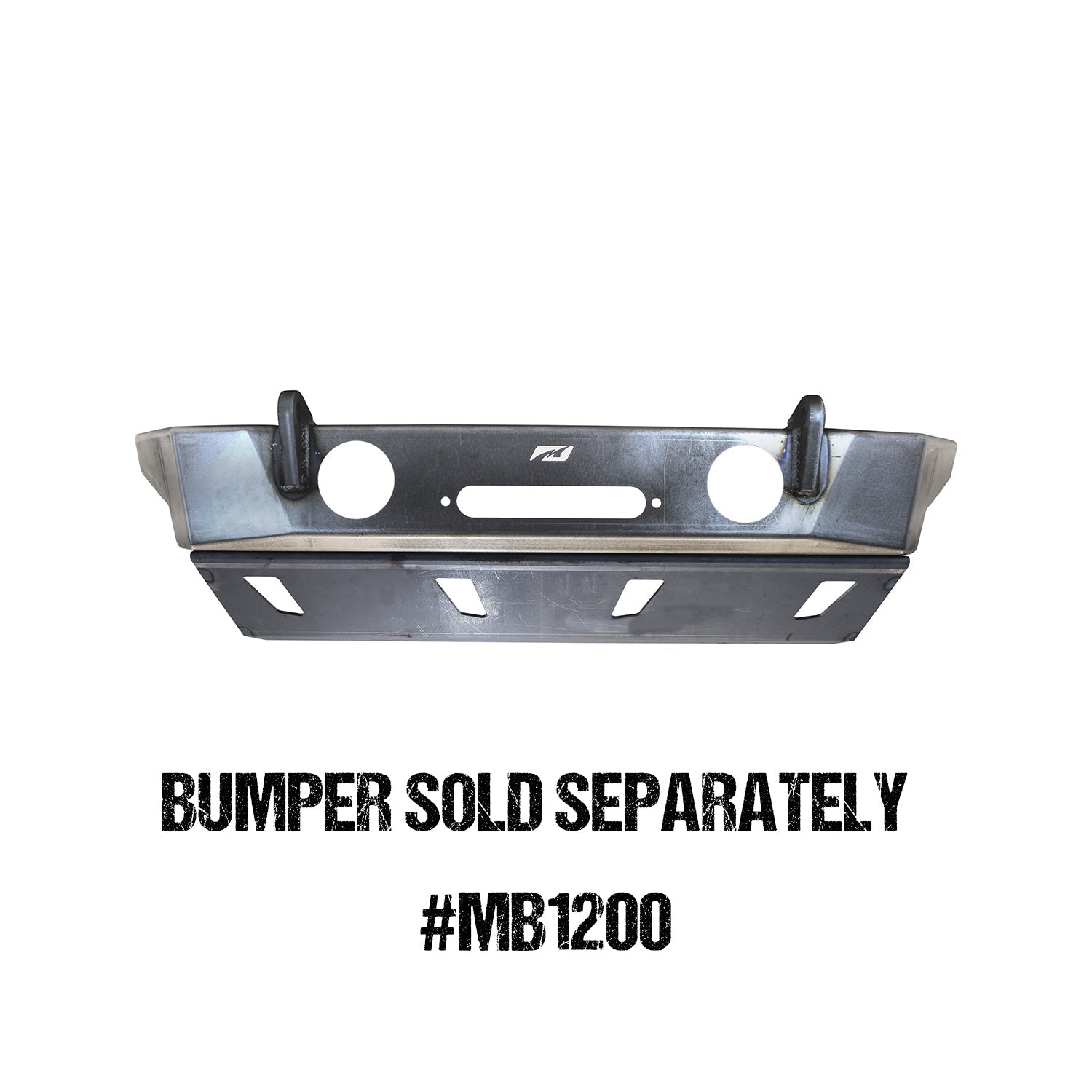 Motobilt Jeep Wrangler JL / Gladiator JT Skid Plate for Crusher HD Front Bumper