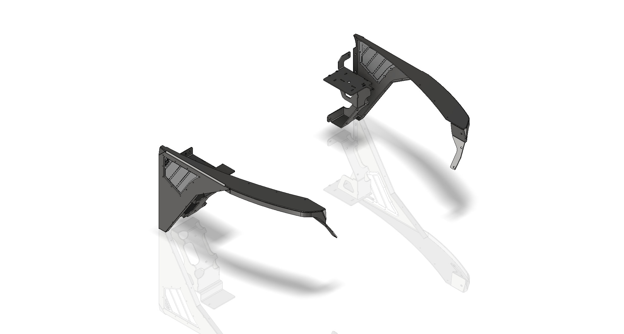 Guardabarros delanteros Hatchet Highline 0" de ensanchamiento para Jeep YJ - Acero