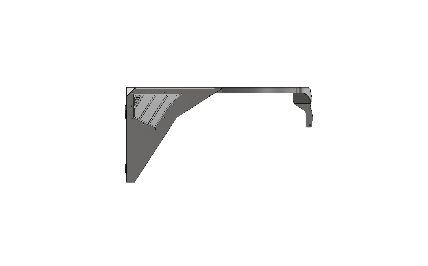 Guardabarros delanteros Hatchet Highline 0" Flare para Jeep YJ - Aluminio