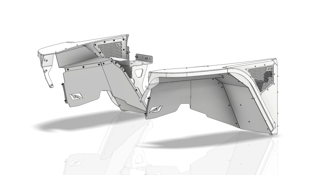 Hatchet High Line Inner Fender Kit for Jeep YJ