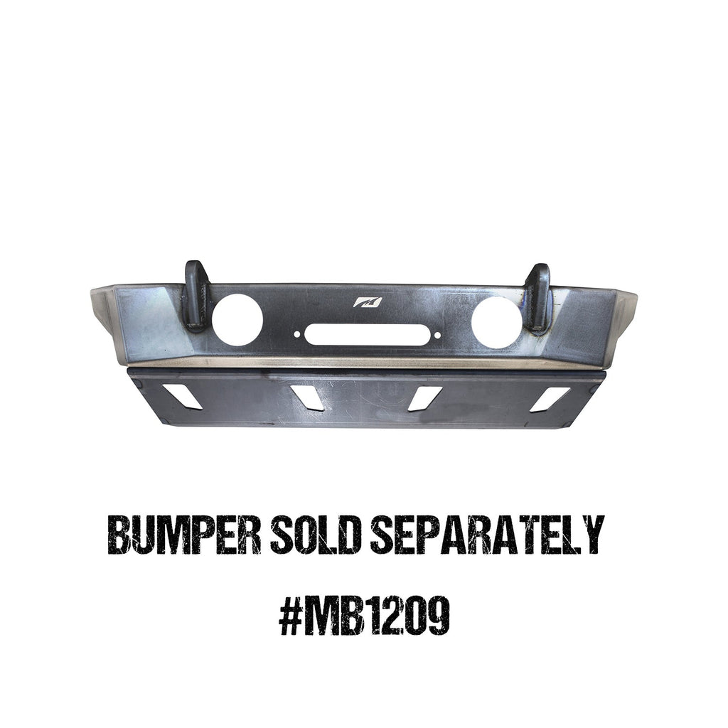 Placa protectora Motobilt para Jeep Wrangler JK / JKU para parachoques delantero Crusher HD