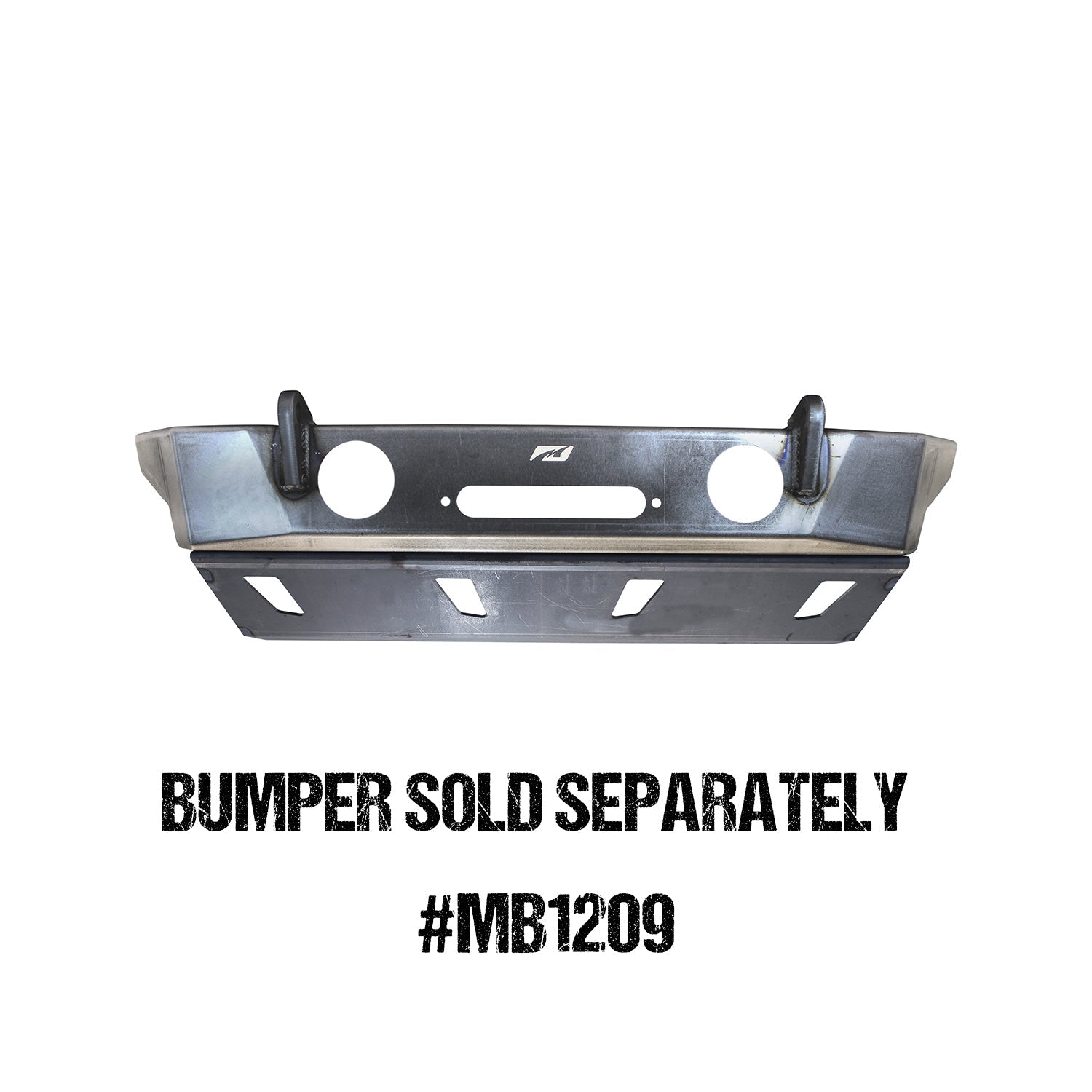 Placa protectora Motobilt para Jeep Wrangler JK / JKU para parachoques delantero Crusher HD