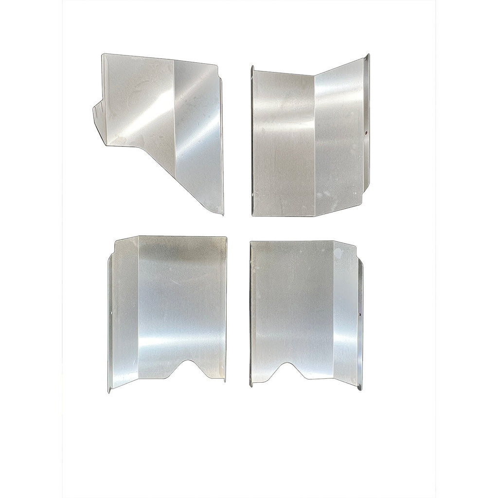 Motobilt Jeep Gladiator JT Cama Cortada Guardabarros Interiores Traseros de Aluminio