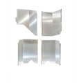 Motobilt Jeep Gladiator JT Cama Cortada Guardabarros Interiores Traseros de Aluminio