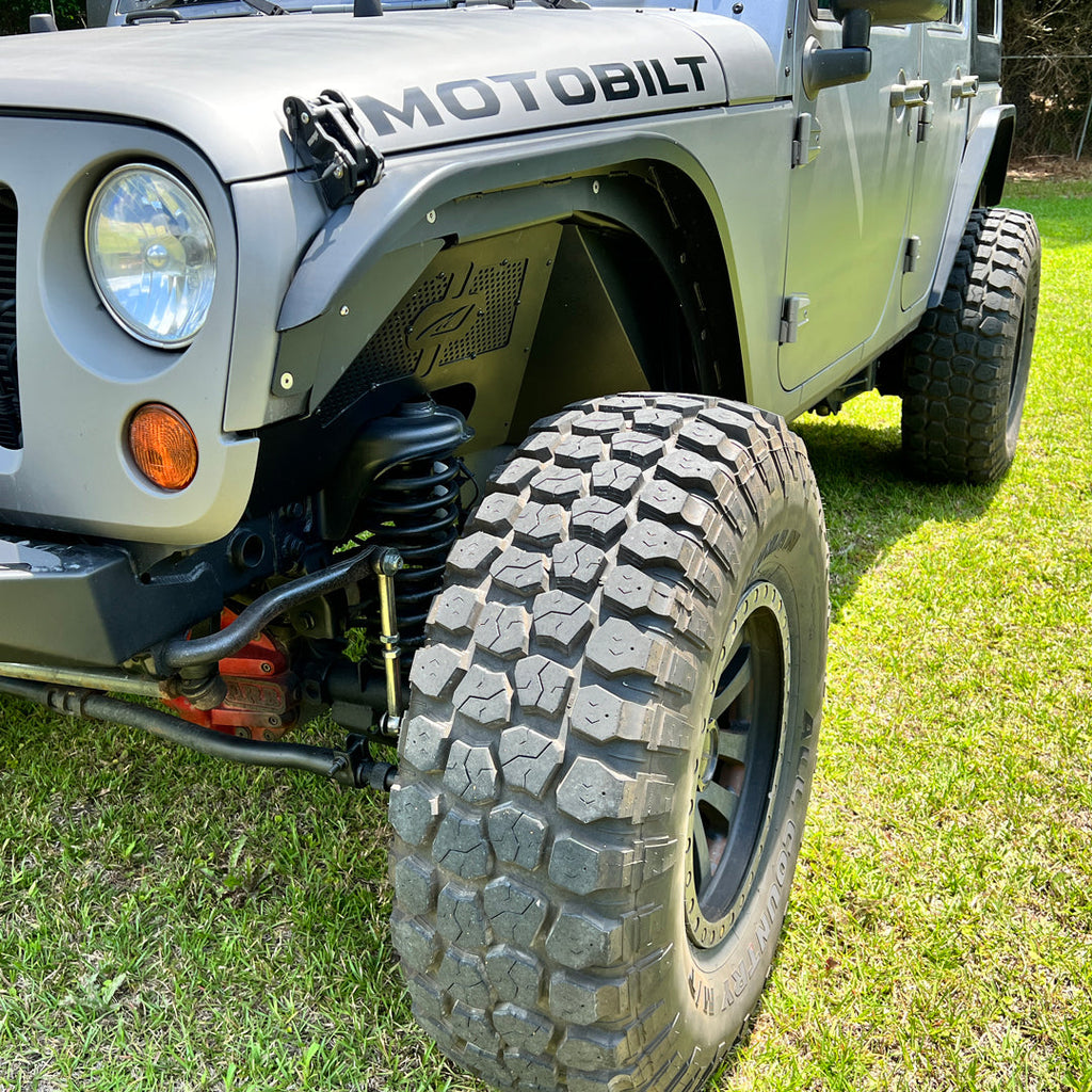Guardafrontes delanteros Hatchet Highline para Jeep JK/JKU - Acero