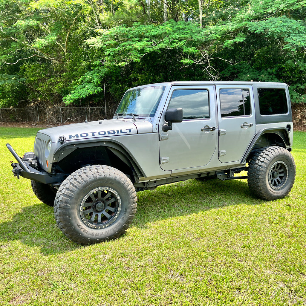 Guardafrontes delanteros Hatchet Highline para Jeep JK/JKU - Acero