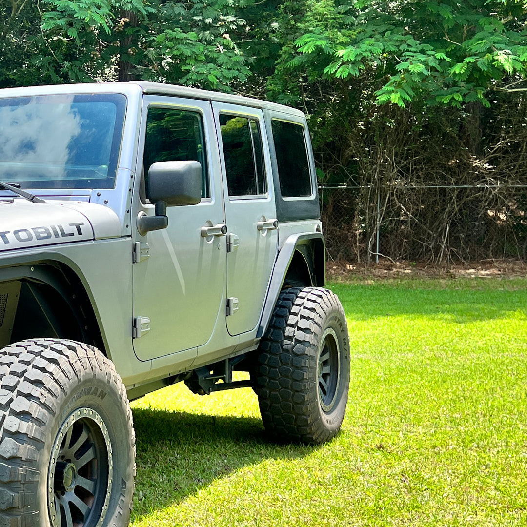 Guardabarros traseros de acero Hatchet High Line para Jeep JK/JKU