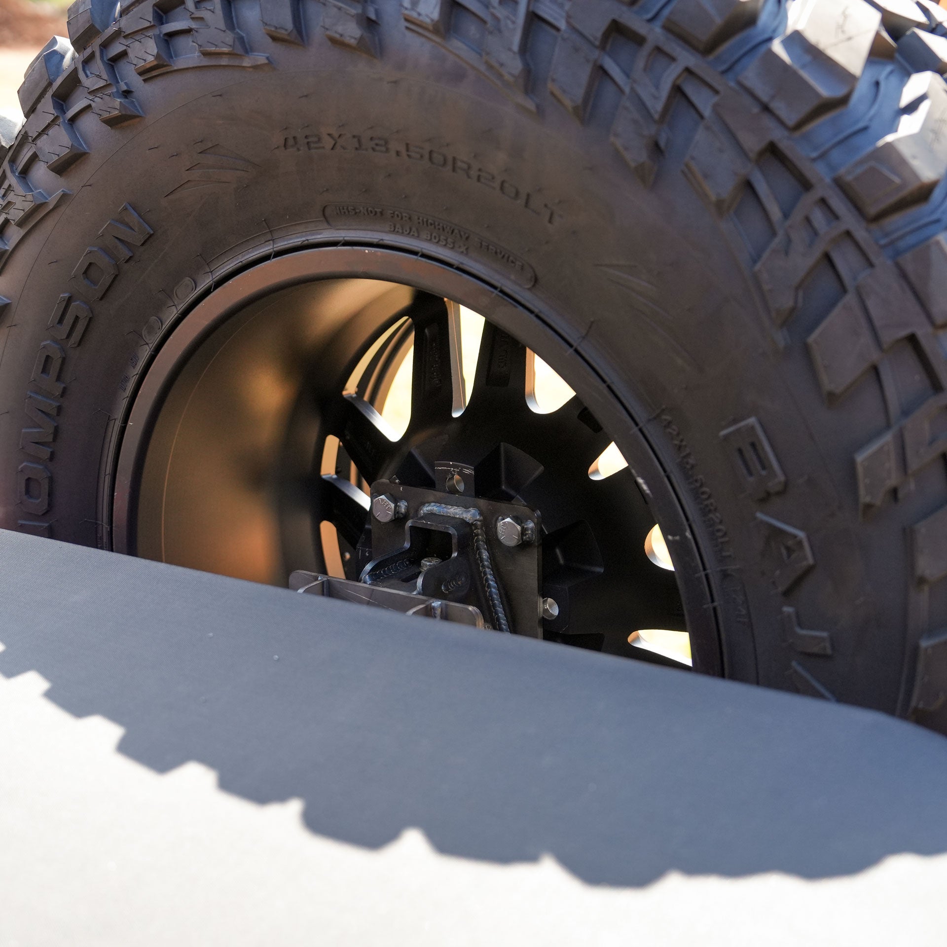 Body Mount Tire Carrier for Jeep YJ / TJ / LJ - 5 x 4.5