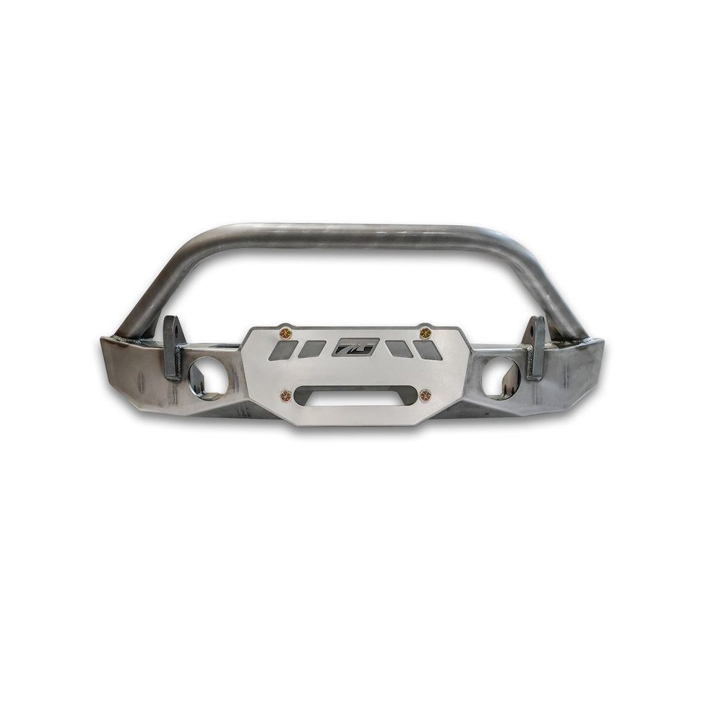 Parachoques cortado del chasis Motobilt Jeep Wrangler JK / JL / Gladiator JT Gladius con defensa de toro - compatible con WARN M8274