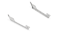 Stretch Rocker Armor - Jeep JK - Aluminum
