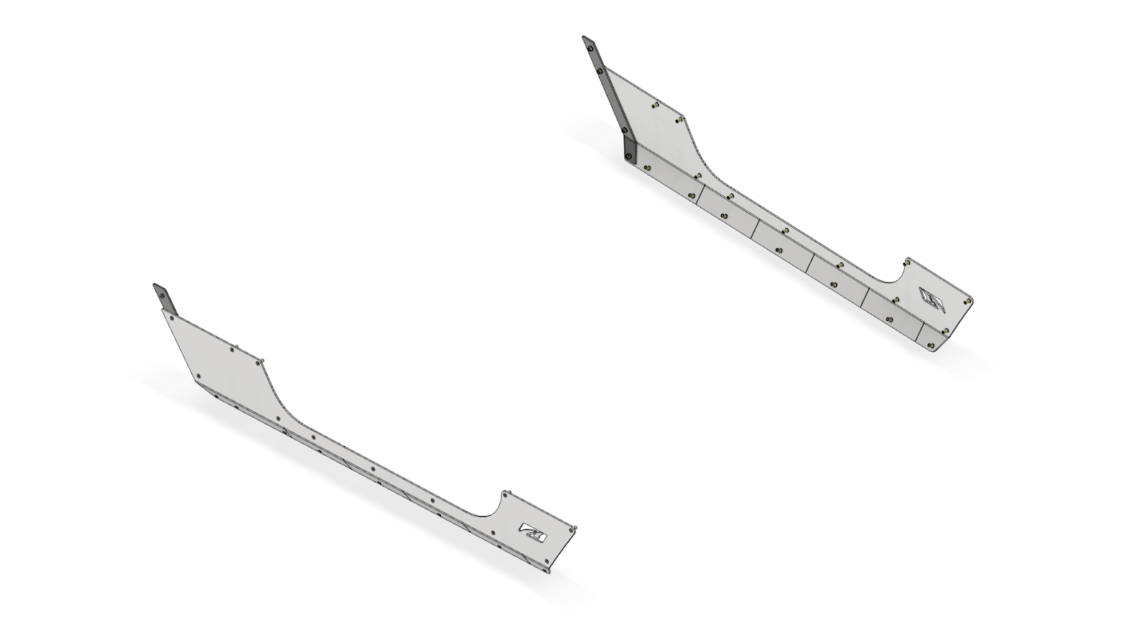 Stretch Rocker Armor - Jeep JK - Aluminum