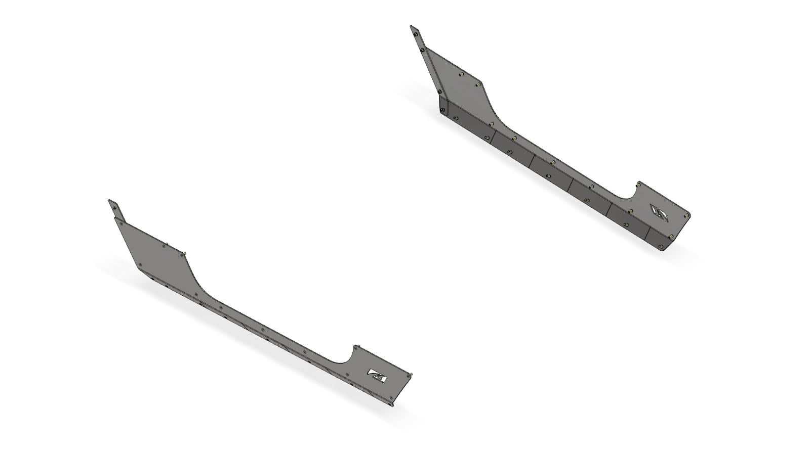 Blindaje de aluminio Tomahawk Stretch Rocker para MB1273 - Jeep JK