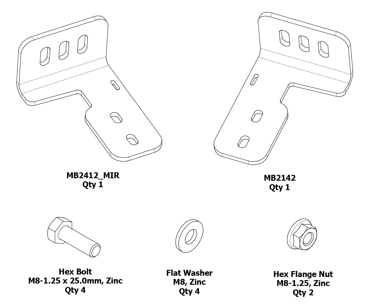 Soportes de luz para la cama de la Jeep JT Gladiator