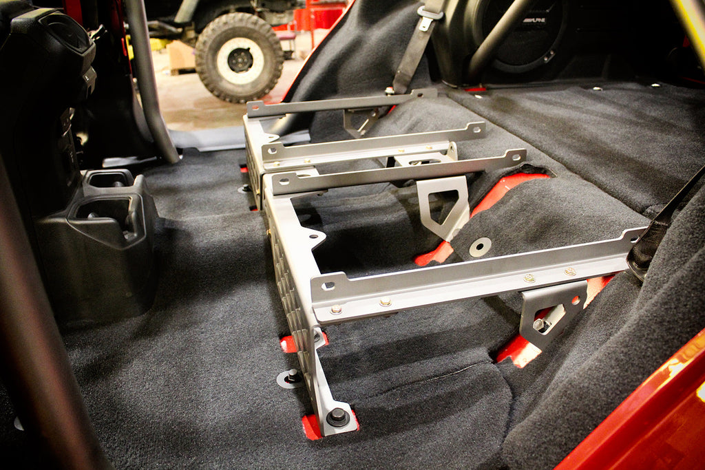 Soportes de asiento trasero para Jeep JLU y Jeep JKU