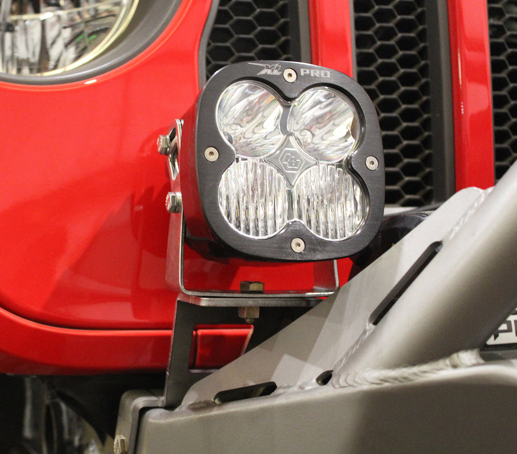 Light Bracket Mounts for Tomahawk Bumper