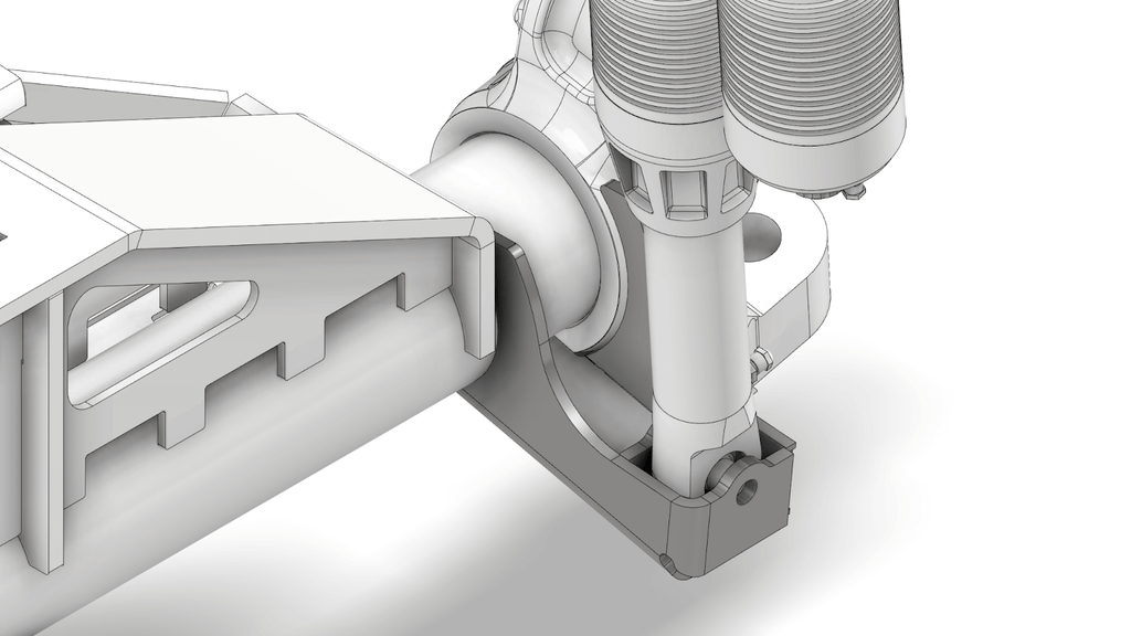 Dana 60 Coilover Strut Drop Bracket