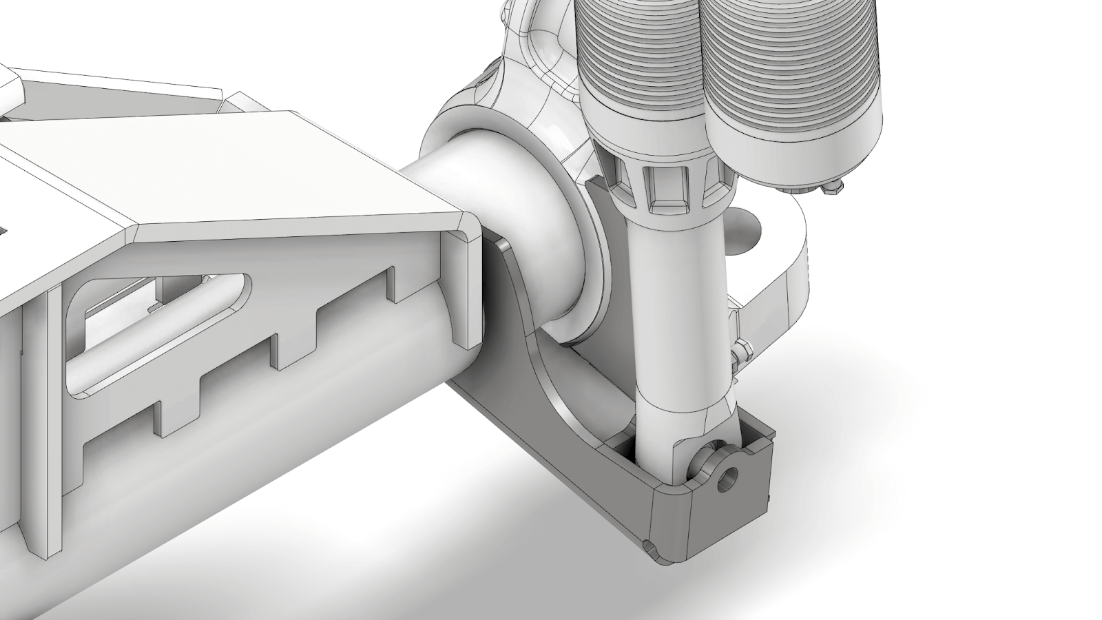 Dana 60 Coilover Strut Drop Bracket