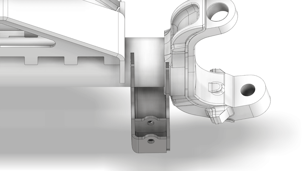 Dana 60 Coilover Strut Drop Bracket
