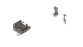 Battery, ABS and Electronics Relocation Kit for Coilover Conversions and Tomahawk for Jeep JK / JKUFront Half