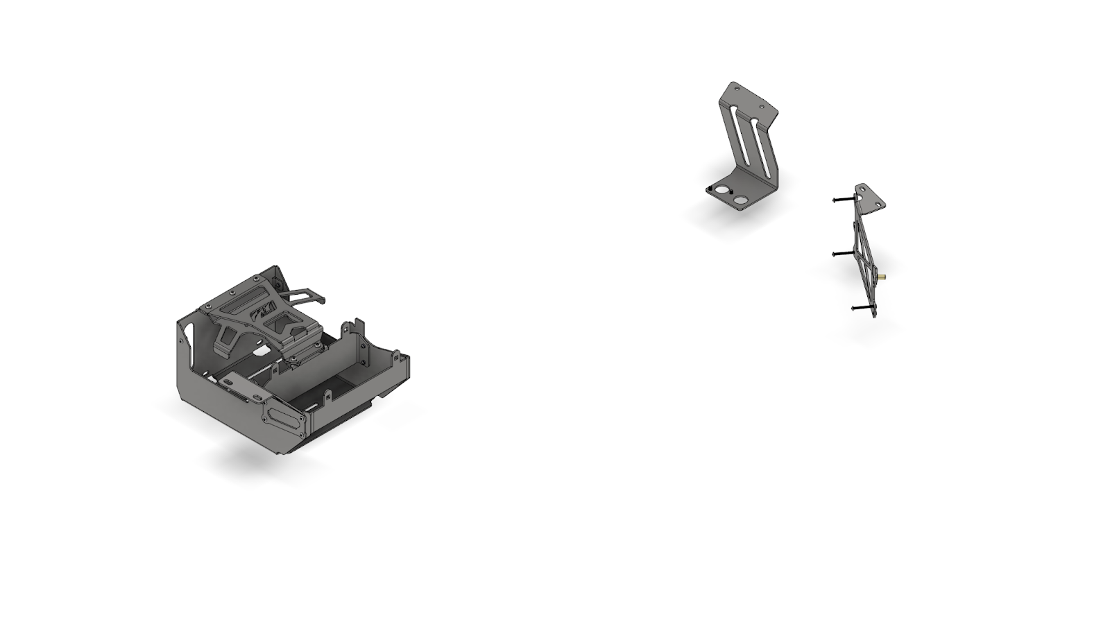 Battery, ABS and Electronics Relocation Kit for Coilover Conversions and Tomahawk for Jeep JK / JKUFront Half