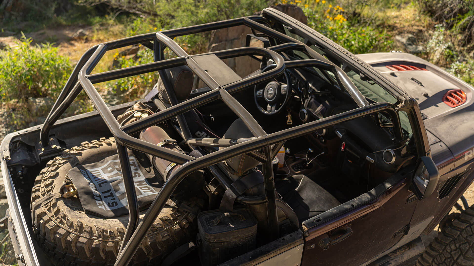 Sistema antivuelco Fastback para Jeep Wrangler JK de 2 puertas