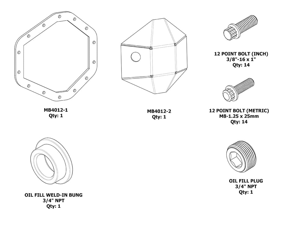 DIY 14 Bolt DIFF Cover