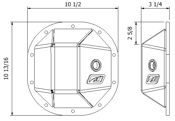 Diff Cover for Ford 8.8